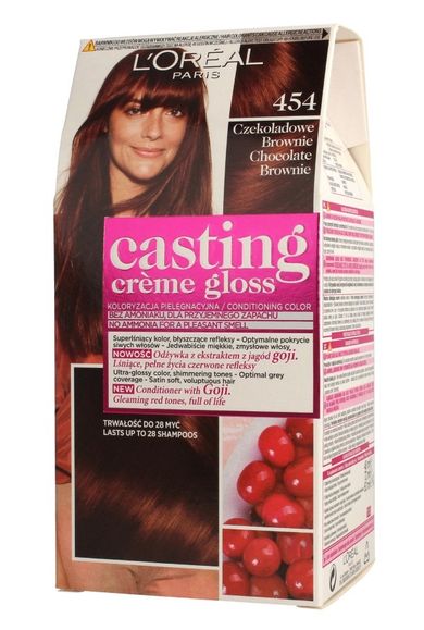 L'Oreal Paris, Casting Creme Gloss, krem koloryzujący, nr 454 czekoladowe brownie