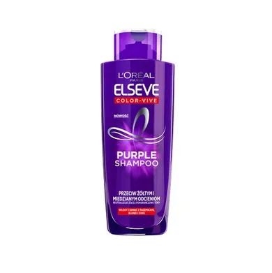 L'Oreal Paris, Elseve, Colour Protect Anti-Brassiness Purple Shampoo, szampon do włosów, 200 ml