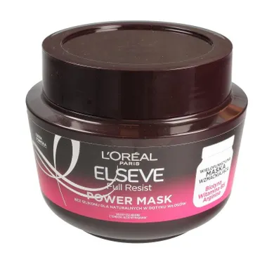 L'Oreal Paris, Elseve, Full Resist, maska do włosów wzmacniająca, Power Mask, 300 ml