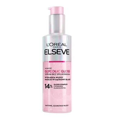 L'Oreal Paris, Elseve Glycolic Gloss, serum bez spłukiwania do włosów szorstkich i matowych, 150 ml