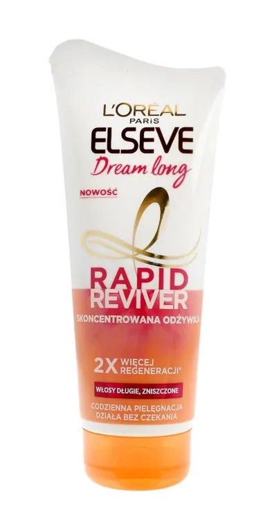 L'Oreal Paris, Elseve Rapid Reviver, odżywka Dream Long do włosów długich i zniszczonych, 180 ml