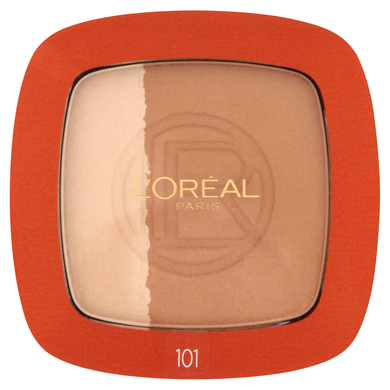 L'Oreal Paris, Glam Bronze 101, puder brązujący, 9 g