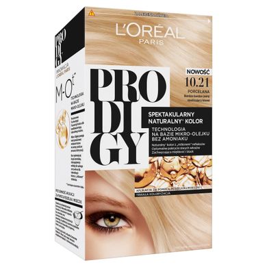 L'Oreal Paris, Prodigy, farba do włosów, 10.21 porcelana