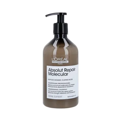 L'Oreal Professionnel, Absolut Repair Molecular, wzmacniający szampon do włosów zniszczonych, 500 ml
