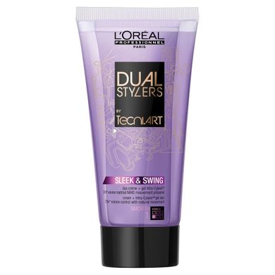 L'Oreal Professionnel, Dual Stylers by Tecni.Art, Sleek & Swing, krem + żel, 150 ml