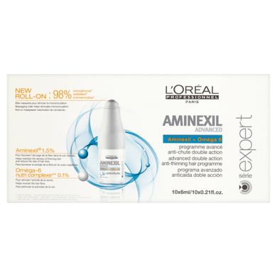 L'Oreal Professionnel, Expert, Aminexil Advanced, kuracja przeciw wypadaniu włosów w ampułkach, 10-6 ml