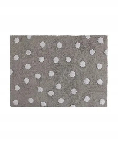 Lorena Canals, Topos, dywan bawełniany, grey, 120-160 cm