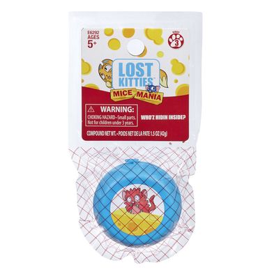 Lost Kitties, Myszo Mania, 1 figurka i masa plastyczna, pudełko