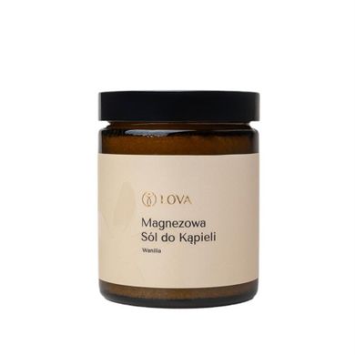 LOVA, magnezowa sól do kąpieli, Wanilia, 180g