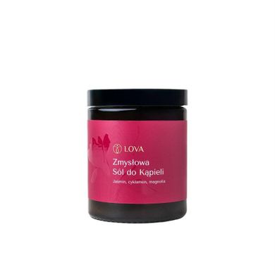 LOVA, zmysłowa sól do kąpieli, Jaśmin Cyklamen Magnolia, 180g