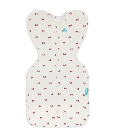 Love to Dream, Swaddle Up, otulacz, śpiworek, etap 1,TOG 1, bawełna, kokardki, rozmiar M