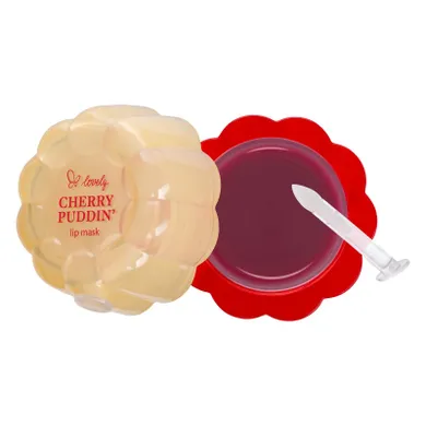 Lovely, Cherry Puddin' Lip Mask, aromatyczna maska do ust, 4.3g