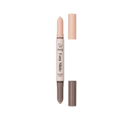 Lovely, Easy Slide Contour Stick, dwustronny sztyft do konturowania, 02