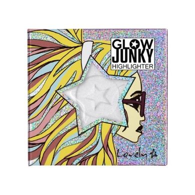 Lovely, Glow Junky Highlighter rozświetlacz do twarzy, nr 3 Holo, 9g