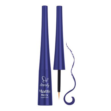 Lovely, Matte, matowy eyeliner, berry, 4g