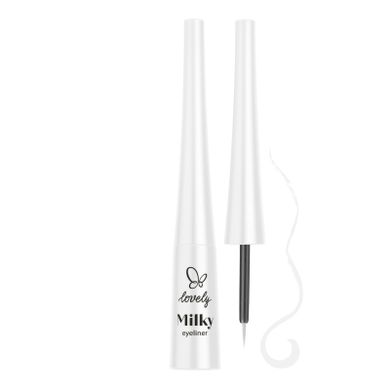 Lovely, Matte, matowy eyeliner, Milky, 4g