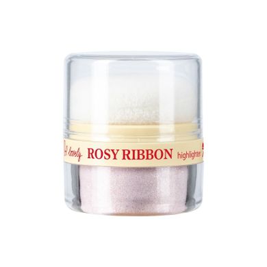 Lovely, Rosy Ribbon Highlighter, sypki rozświetlacz do twarzy i ciała, 2g