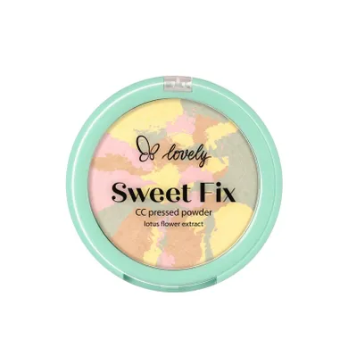 Lovely, Sweet Fix Pressed Powder, matujący puder do twarzy, 4.5g