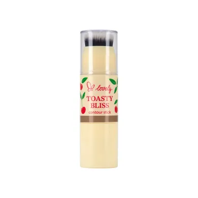 Lovely, Toasty Bliss Contour Stick, kremowy bronzer w sztyfcie, 02 Hazelnut Cream, 6g