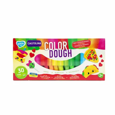 Lovin, Color Dough, ciastolina, 30 kolorów