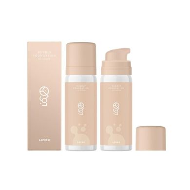 Lovro, Bubble Foundation, podkład o napowietrzonej rozświetlającej formule, 01 Ivory, 50 ml