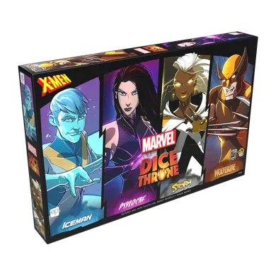 Lucky Duck Games, Marvel X-Men, Dice Throne:Iceman, Psylocke, Storm, Wolverine, gra strategiczna