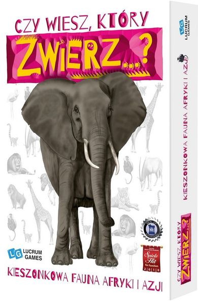 Lucrum Games, Czy wiesz, który zwierz...? Kieszonkowa fauna Afryki i Azji, gra edukacyjna