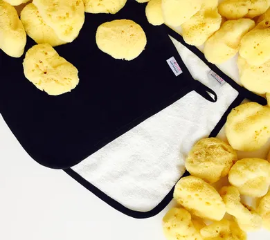 LullaLove, zestaw ręczników bambusowych do osuszania twarzy, 25-29 cm, 2 szt.