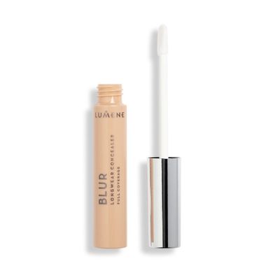 Lumene, Blur Longwear Concealer, długotrwały korektor z aplikatorem, Dark, 8.5 ml