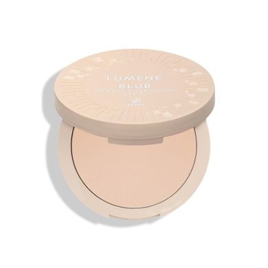 Lumene, Blur Longwear Powder Foundation, SPF15, długotrwały puder do twarzy, 3, 10g
