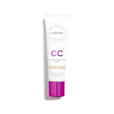 Lumene, CC Color Correcting Cream SPF20, podkład do twarzy w kremie, 7w1 Ultra Light, 30 ml
