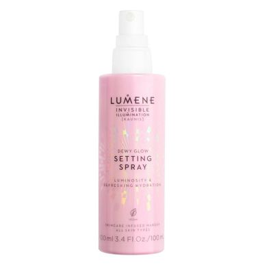 Lumene, Invisible Illumination, Dewy Glow, spray utrwalający makijaż, 100 ml