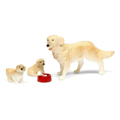 Lundby, psy golden retriever, figurki do domku dla lalek