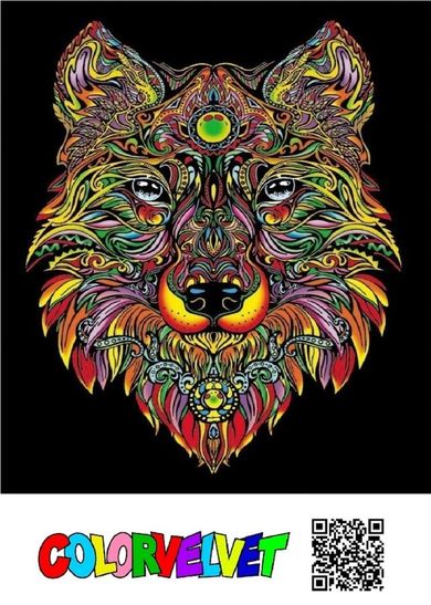 Lupus. Kolorowanka welwetowa, 47-35 cm