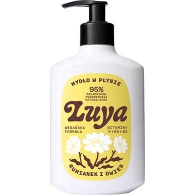 Luya, mydło do rąk w płynie, Rumianek i Owies, 400 ml