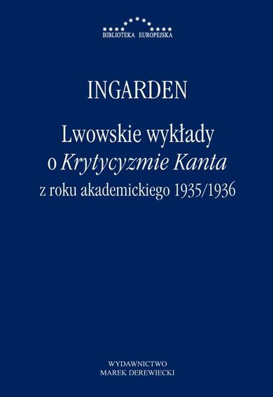 Lwowskie wykłady o Krytyzmie Kanta z roku akademickiego 1935/1936