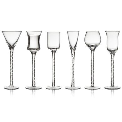 Lyngby Glas, Aquavit, kieliszki do wódki, Rom, transparentne