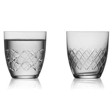 Lyngby Glas, szklanki do wody ze szkła kryształowego, Eaton, 300 ml, 2 szt.