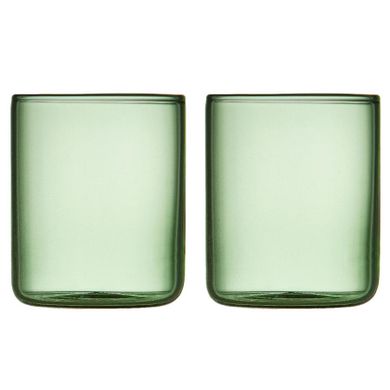 Lyngby Glas, Torino, kieliszki do wódki, zielone, 55 ml, 2 szt.