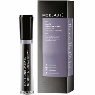 M2 BEAUTE, Black Nano Mascara, tusz do rzęs, 6 ml