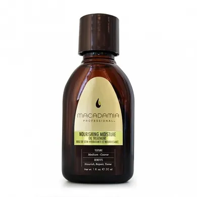 Macadamia Professional, Nourishing Moisture, nawilżający olejek do włosów, 30 ml