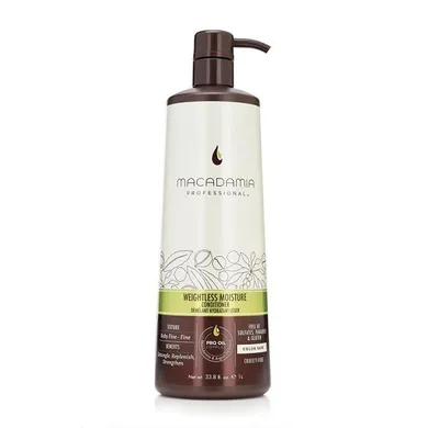 Macadamia Professional, Weightless Moisture Conditioner, nawilżająca odżywka do włosów cienkich, 1000 ml