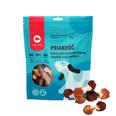 Maced, kostki z kaczką i kurczakiem, gryzak dla psa, 500g