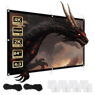Maclean, ekran projekcyjny, 84", 4:3, 131-175 cm, MC-166