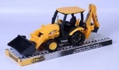 Macyszyn Toys, traktor koparka, żółty