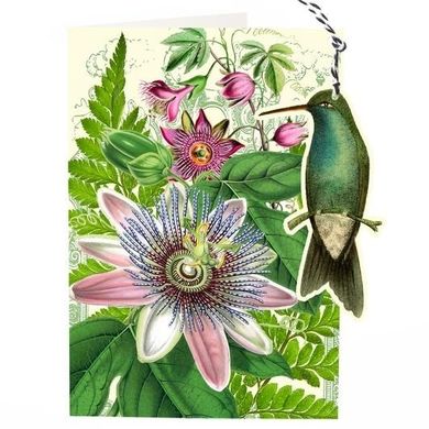 Madame Treacle, karnet B6 i zawieszka z kopertą, Passiflora