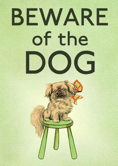 Madame Treacle, karnet z kopertą B6, Strzeż się psa