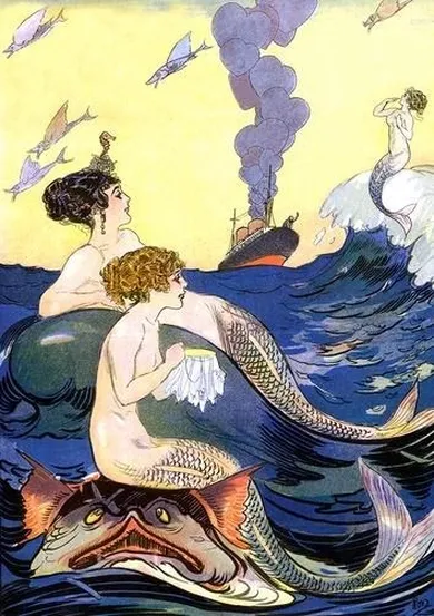 Madame Treacle, karnet z kopertą B6, Syreny