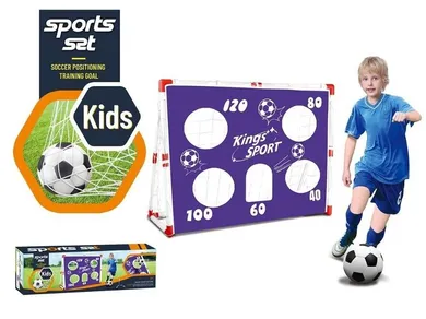 Madej, bramka piłkarska z płachtą do celowania