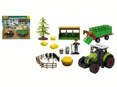 Madej, farma z traktorem i figurkami